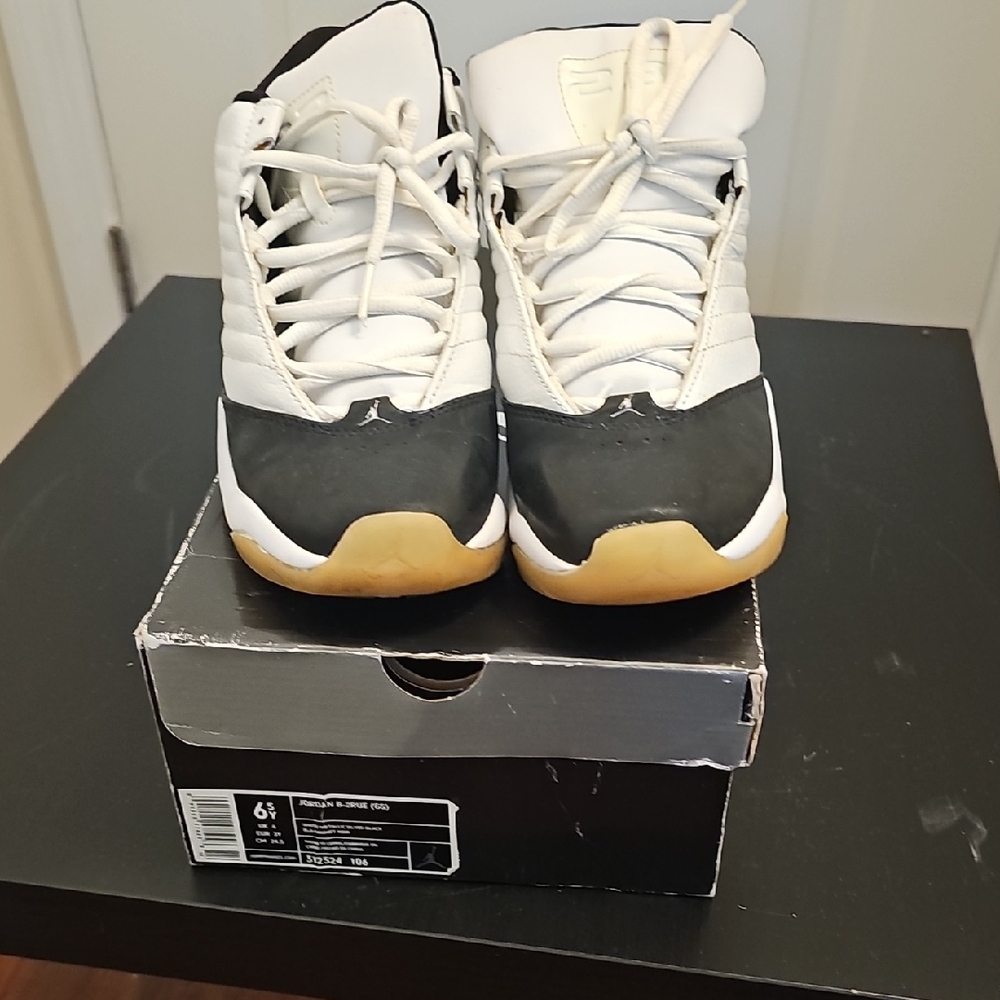 Kids Jordan Sneakers - Black and White